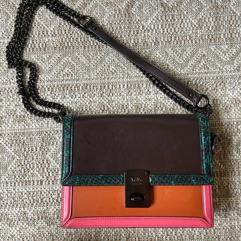 Coach Colorblock Hutton Bag